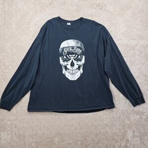 Sick Boy Shirt Mens 2XL Motorcycles Y2K Streetwear Grunge Skull Moto Biker